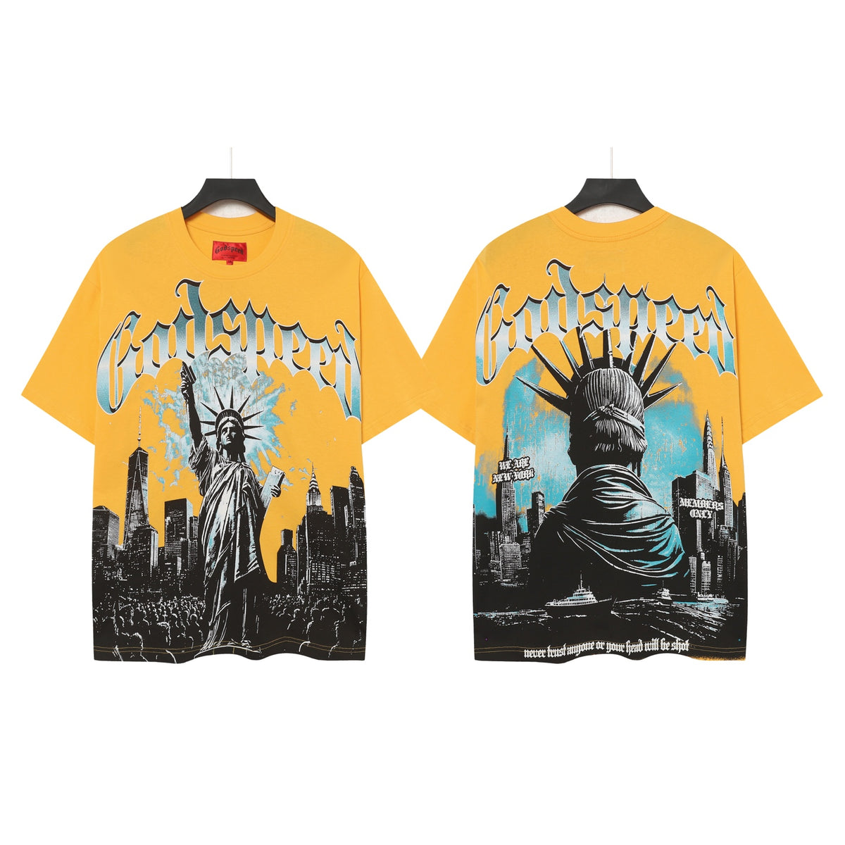 Gold Street Vintage Washed T-Shirt (Crafted Print) 5099