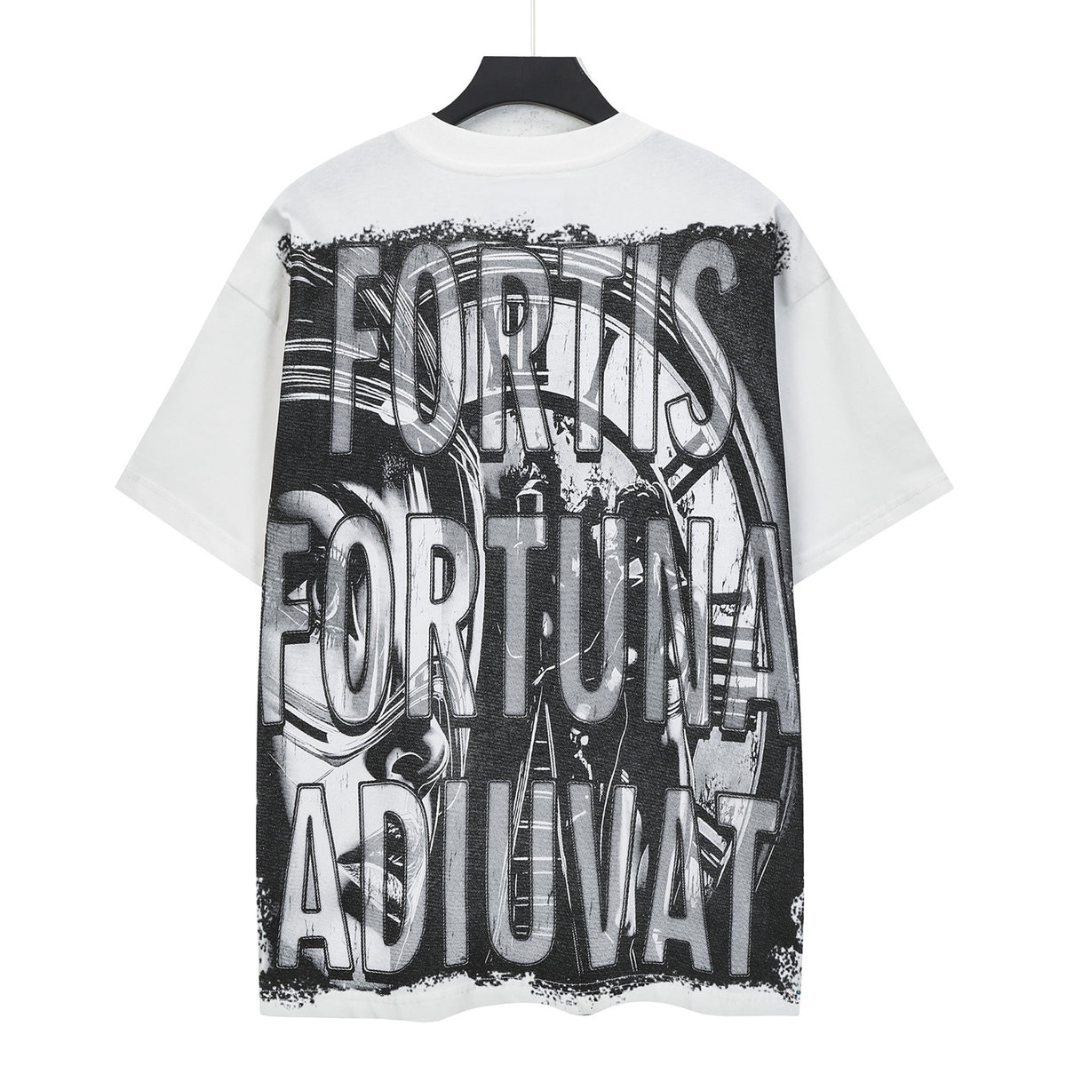 White Street Vintage Washed T-Shirt (Crafted Print) 5128