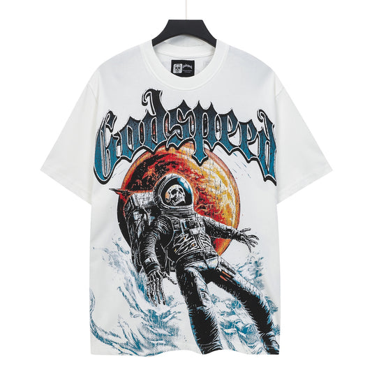 White Rock Street Vintage Washed T-Shirt (Crafted Print) 5131