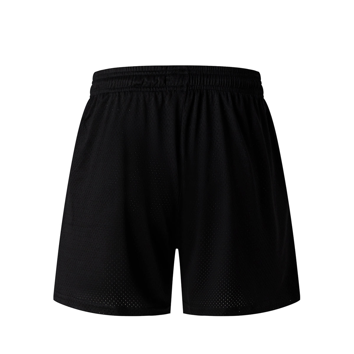Black Streetwear Shorts Quick Dry Loose Fit Breathable Elastic Waist Summer Casual Shorts EES-11