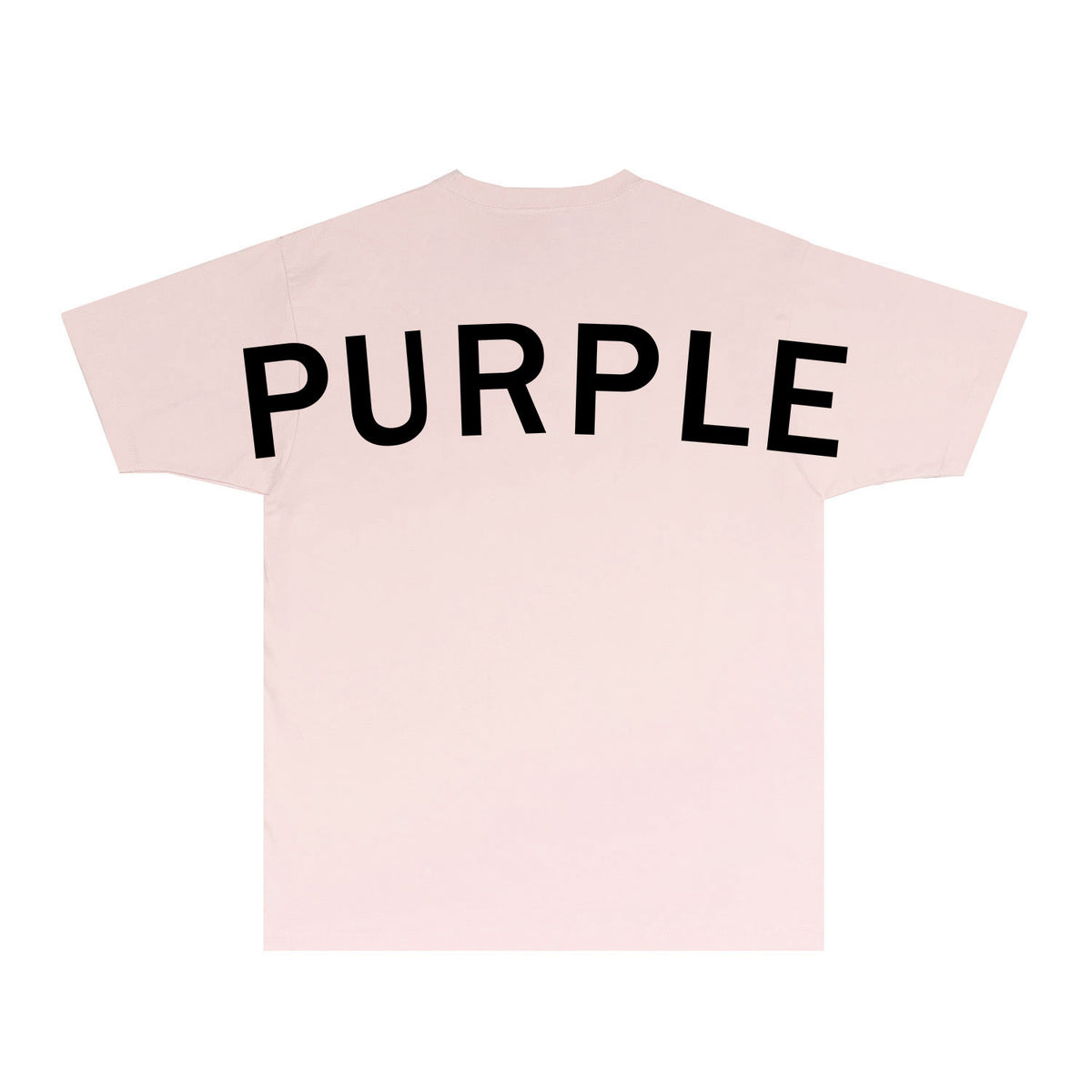 Purple Oversized Letter Graphic T-Shirt Short Sleeve Casual Streetwear Tee PUR083