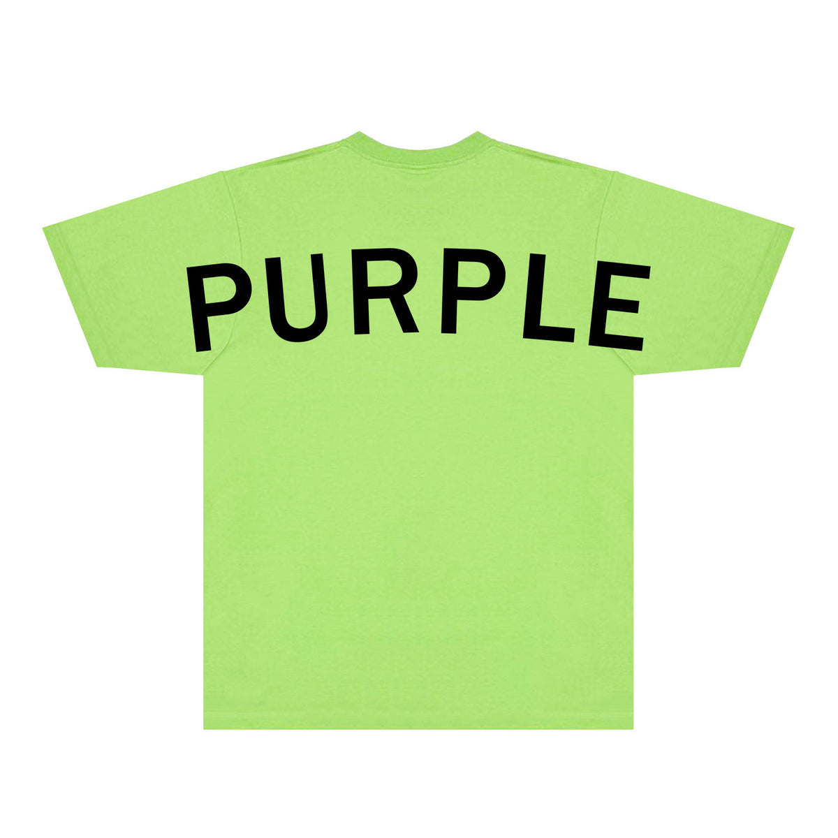 Purple Oversized Letter Graphic T-Shirt Short Sleeve Casual Streetwear Tee PUR083