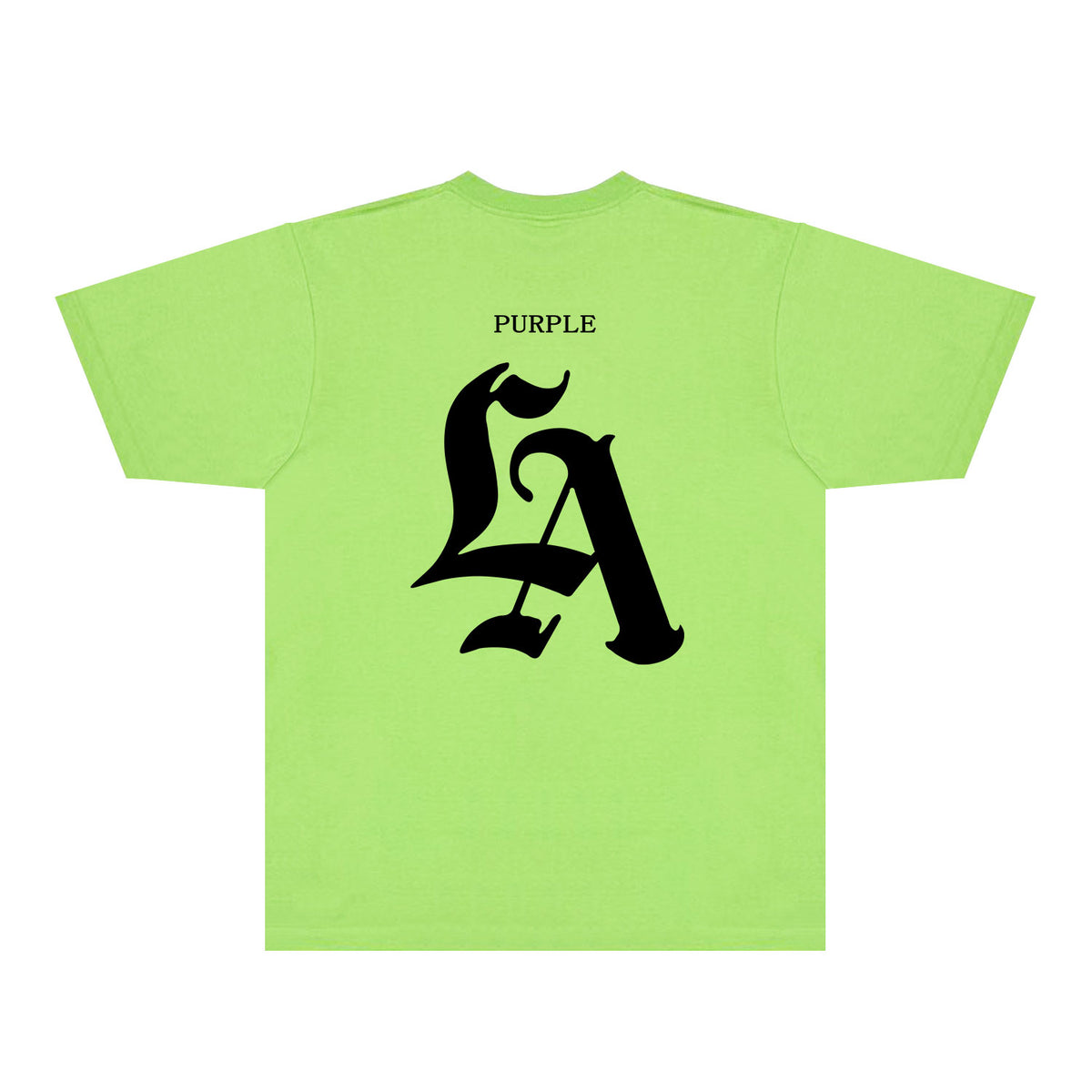 Purple Artistic Typography Graphic T-Shirt Short Sleeve Casual Streetwear Tee PUR095