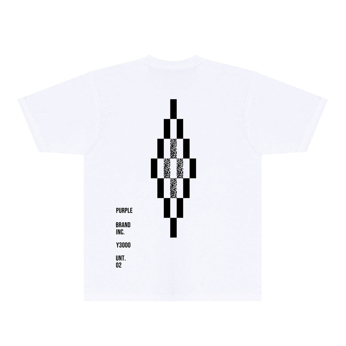 Purple Diamond Letter Graphic T-Shirt Short Sleeve Casual Streetwear Tee PUR157