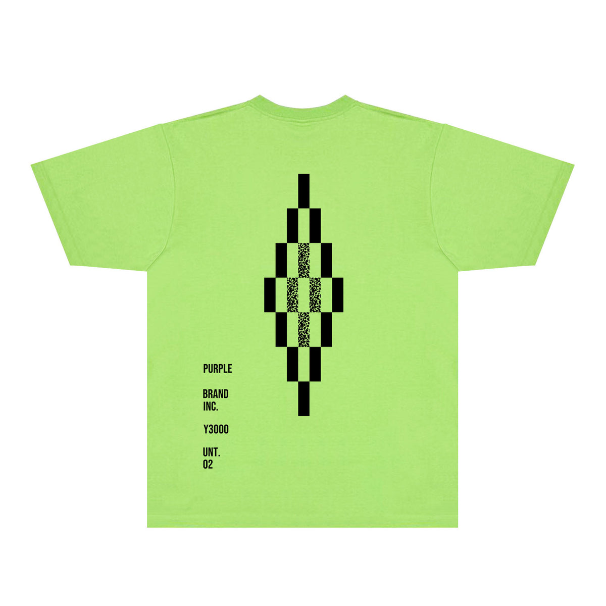 Purple Diamond Letter Graphic T-Shirt Short Sleeve Casual Streetwear Tee PUR157