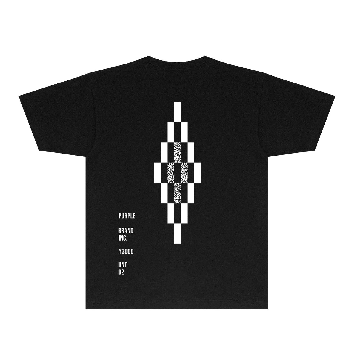 Purple Diamond Letter Graphic T-Shirt Short Sleeve Casual Streetwear Tee PUR157